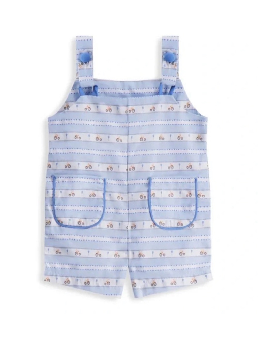BELLA BLISS | Heath Overall in Blue Birthday Bike